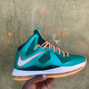 Nike Lebron X Miami dolphins